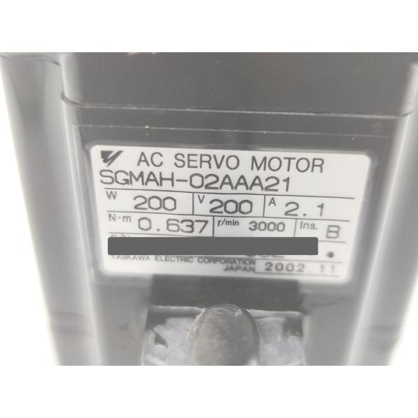本体いたみあり 中古 安川電機 YASKAWA SGMAH-02AAA21