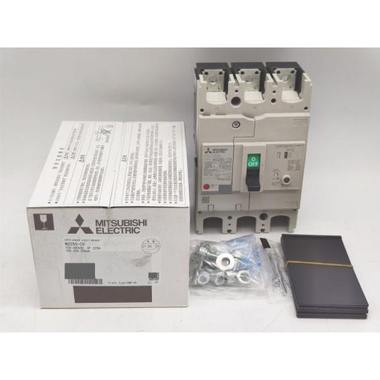 箱いたみあり 新品 三菱 MITSUBISHI NV250-CV 100-440VAC 3P 225A 100・200・500mA その6