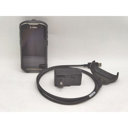 電源とタッチパネル反応CK 中古 ZEBRA 業務用タッチコンピュータ ハンディターミナル TC510K 本体 ケース コード アダプタ その4