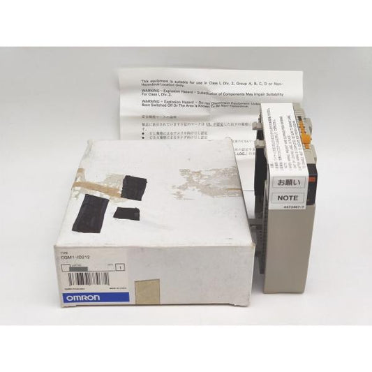 箱かなり汚れ・いたみ・マジック書込あり 箱開封済み 未使用 オムロン OMRON CQM1-ID212