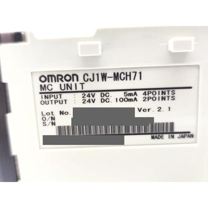 中古 オムロン OMRON CJ1W-MCH71