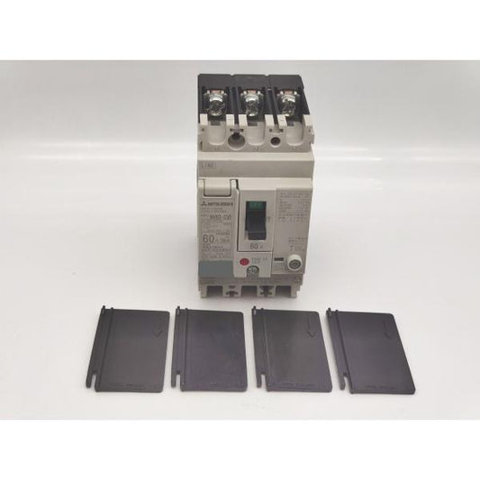 中古 三菱 MITSUBISHI NV63-CVF AC100-440V 3P 60A  500mA