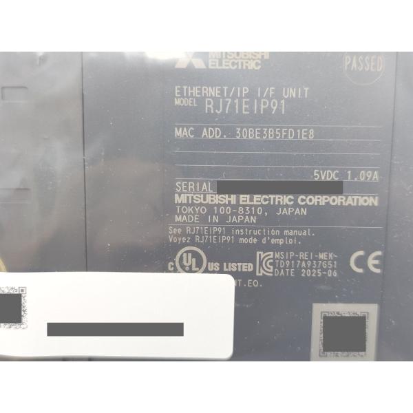 2025年製 新品 三菱 MITSUBISHI RJ71EIP91 その2