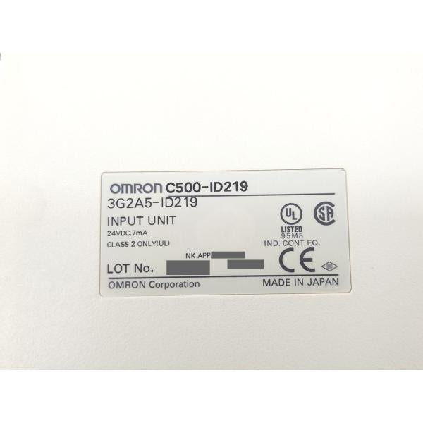 箱汚れいたみあり 箱開封済み 未使用 オムロン OMRON 3G2A5-ID219 C500-ID219
