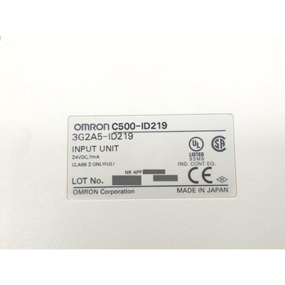 箱汚れいたみあり 箱開封済み 未使用 オムロン OMRON 3G2A5-ID219 C500-ID219