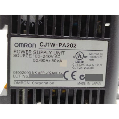 中古 オムロン OMRON CJ1W-PA202