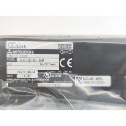 箱いたみあり 2014年製 新品 三菱 MITSUBISHI AJ65SBTB3-16D