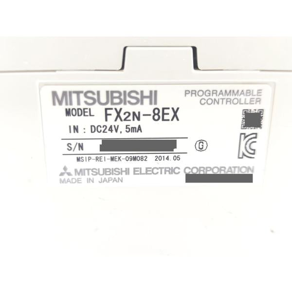 箱いたみ 未使用 三菱 MITSUBISHI FX2N-8EX