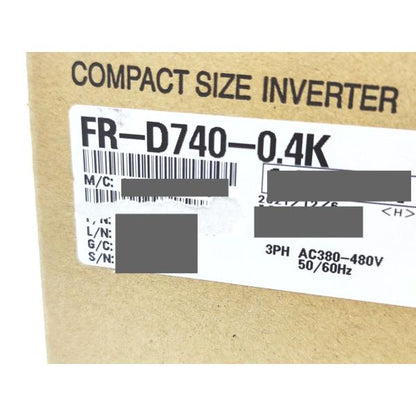 箱汚れ・いたみあり 2021年 新品 三菱 MITSUBISHI FR-D740-0.4K