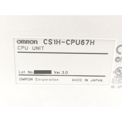 箱開封済み 箱マジック書込あり 未使用 オムロン OMRON CS1H-CPU67H Ver.3.0