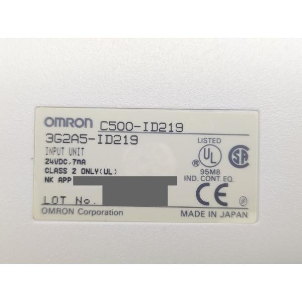 箱マジック書込いたみあり 開封済み 未使用 オムロン OMRON C500-ID219 3G2A5-ID219 その1