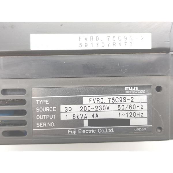 中古 富士電機 Fuji FVR0.75C9S-2 その1