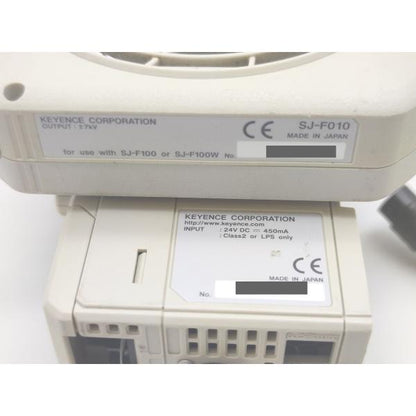 汚れあり 中古 キーエンス KEYENCE SJ-F010 SJ-F100 セット