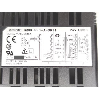 箱汚れいたみあり 新品 オムロン OMRON K3HB-SSD-A-DRT1 AC/DC24V