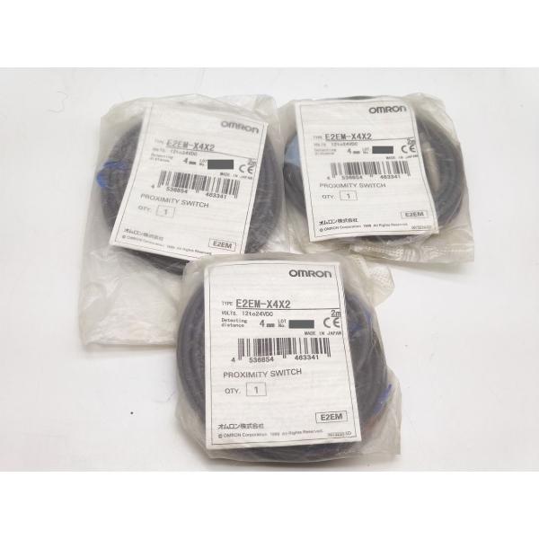 3点セット 新品 オムロン OMRON E2EM-X4X2 12to24VDC 2m