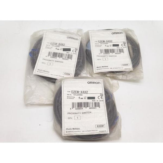 3点セット 新品 オムロン OMRON E2EM-X4X2 12to24VDC 2m