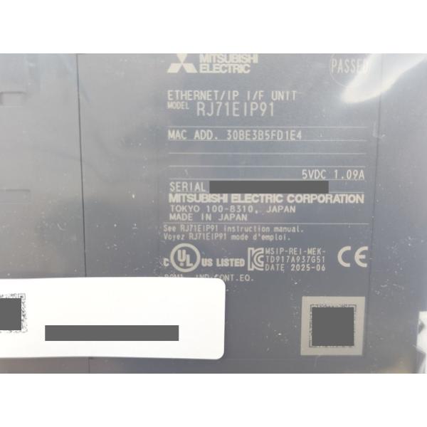2025年製 新品 三菱 MITSUBISHI RJ71EIP91 その1