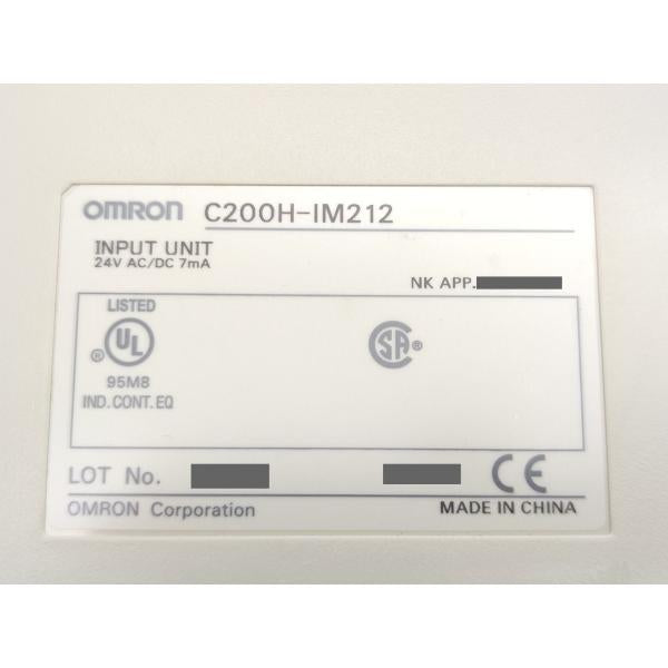 箱汚れ・いたみあり 未使用 オムロン OMRON C200H-IM212