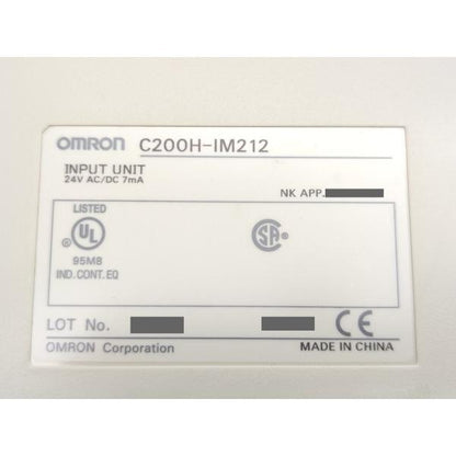 箱汚れ・いたみあり 未使用 オムロン OMRON C200H-IM212