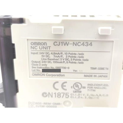 中古 オムロン OMRON CJ1W-NC434 その1