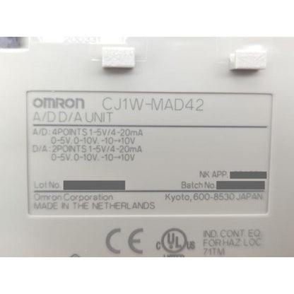 中古 オムロン OMRON CJ1W-MAD42
