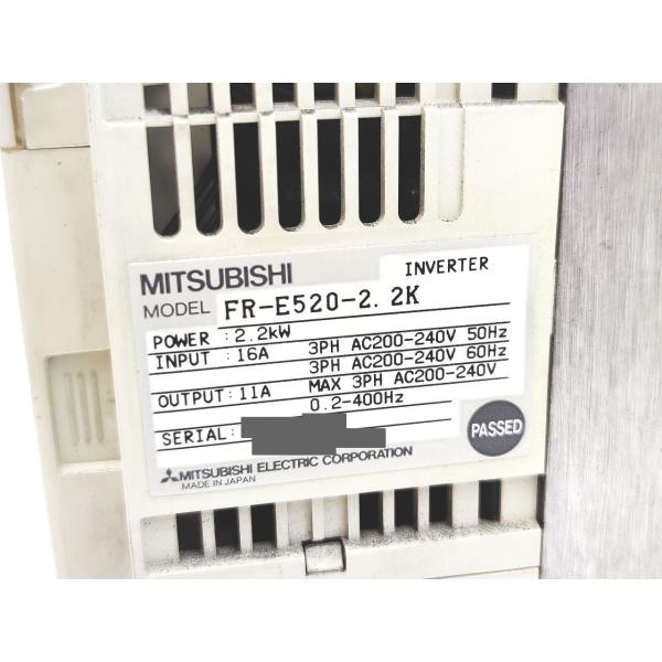 中古 三菱 MITSUBISHI FR-E520-2.2K