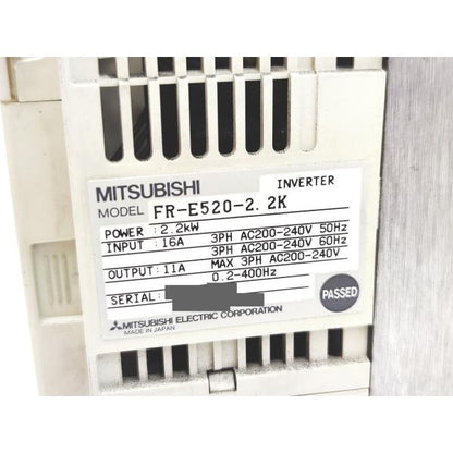 中古 三菱 MITSUBISHI FR-E520-2.2K