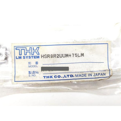 汚れあり 未使用 THK HSR8R2UUM＋75LM