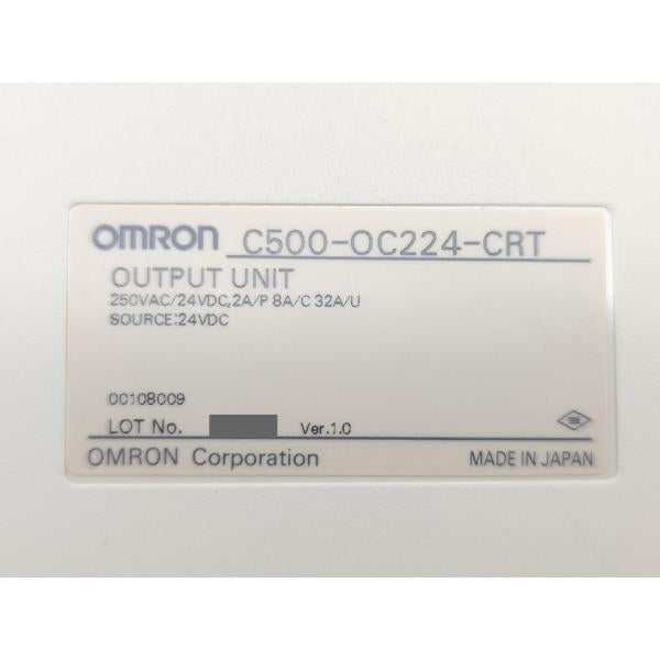 箱開封済み 箱かなり汚れいたみあり 未使用 オムロン OMRON C500-OC224-CRT Ver.1.0