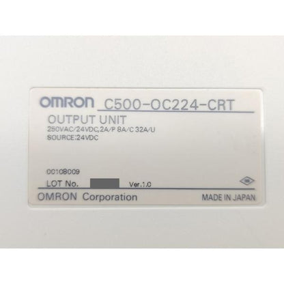 箱開封済み 箱かなり汚れいたみあり 未使用 オムロン OMRON C500-OC224-CRT Ver.1.0