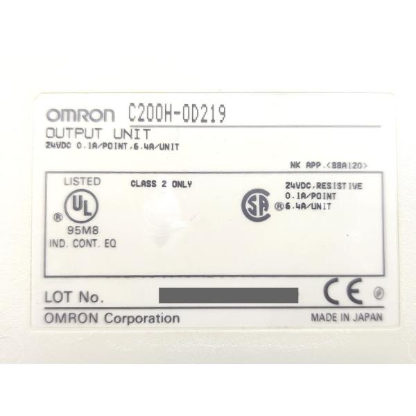 箱よごれ・いたみあり 中古 オムロン OMRON C200H-OD219
