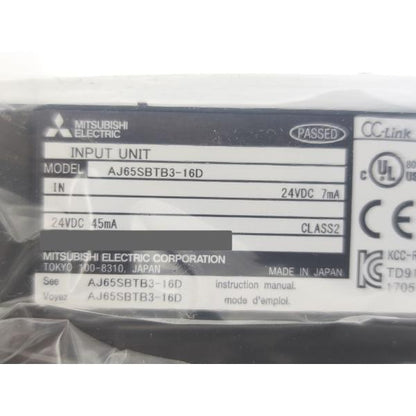 箱いたみ・汚れあり 2017年 新品 三菱 MITSUBISHI AJ65SBTB3-16D