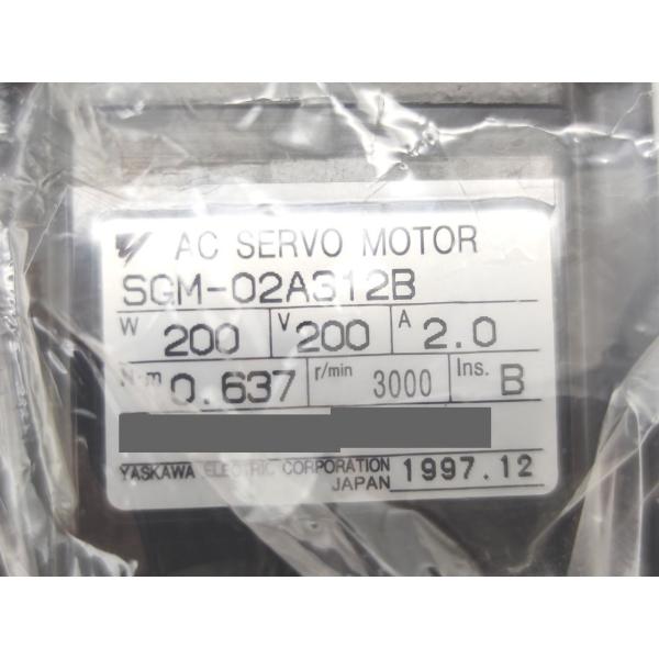 箱汚れあり 新品 安川電機 YASKAWA SGM-02A312B その2