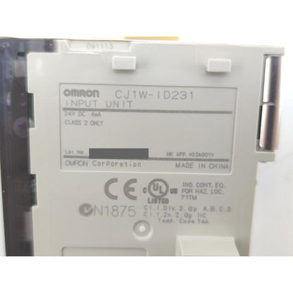 箱開封済み 箱マジック書込あり 未使用 No.OK オムロン OMRON CJ1W-ID231